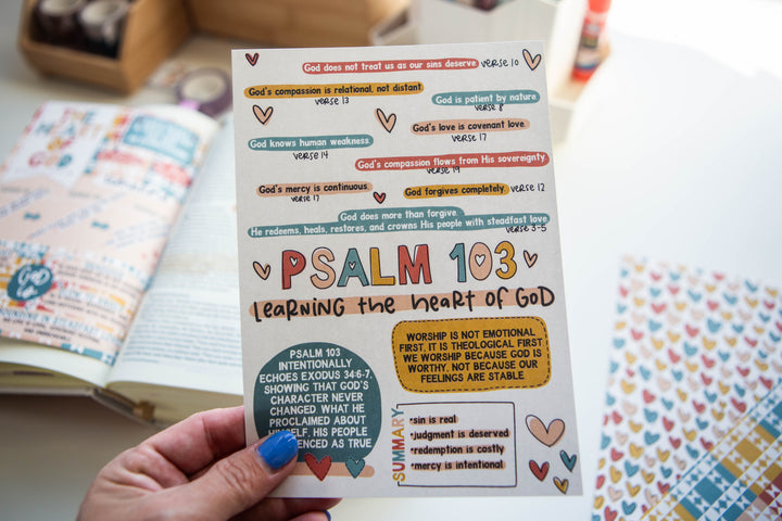 Psalm 103 Tip-in Sheet - Kingfolk Co