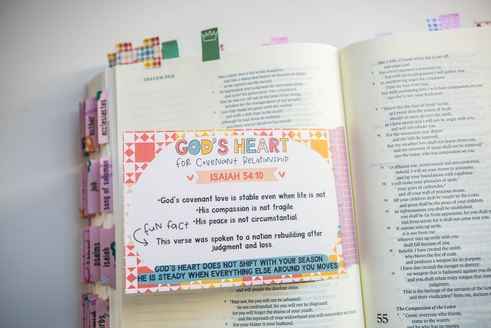 Heart of God Mini Tip-in Sheet Bundle (Set of 5) - Kingfolk Co