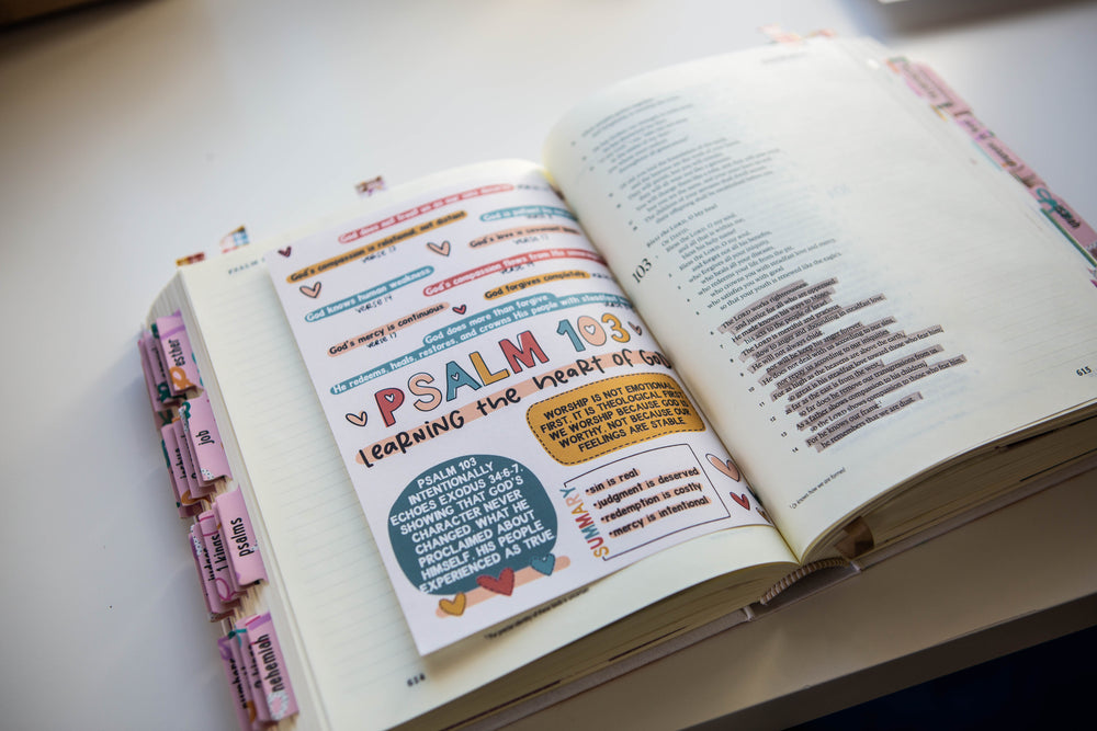 Psalm 103 Tip-in Sheet - Kingfolk Co