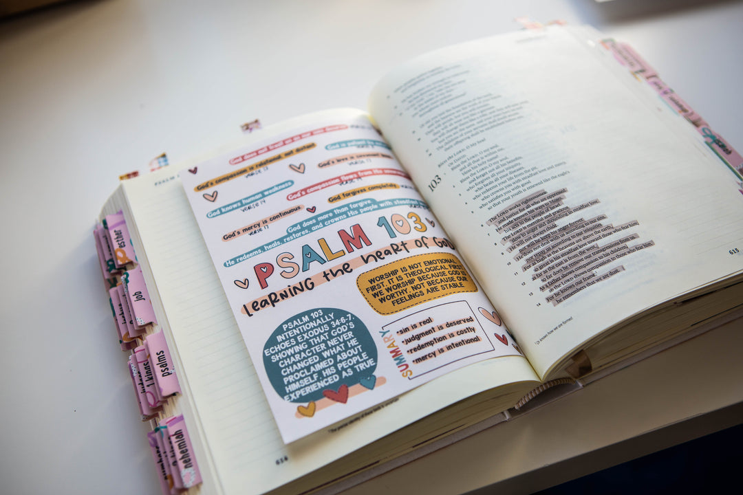 Psalm 103 Tip-in Sheet - Kingfolk Co