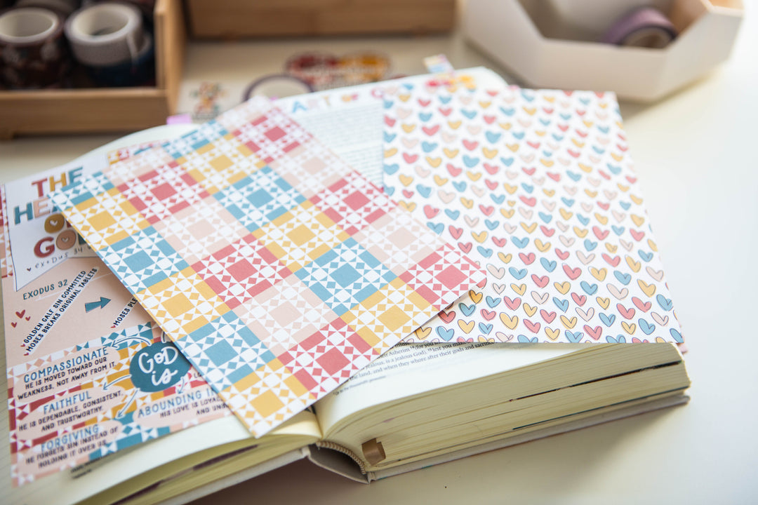 Heart of God Scrapbook Sheet Set - Kingfolk Co