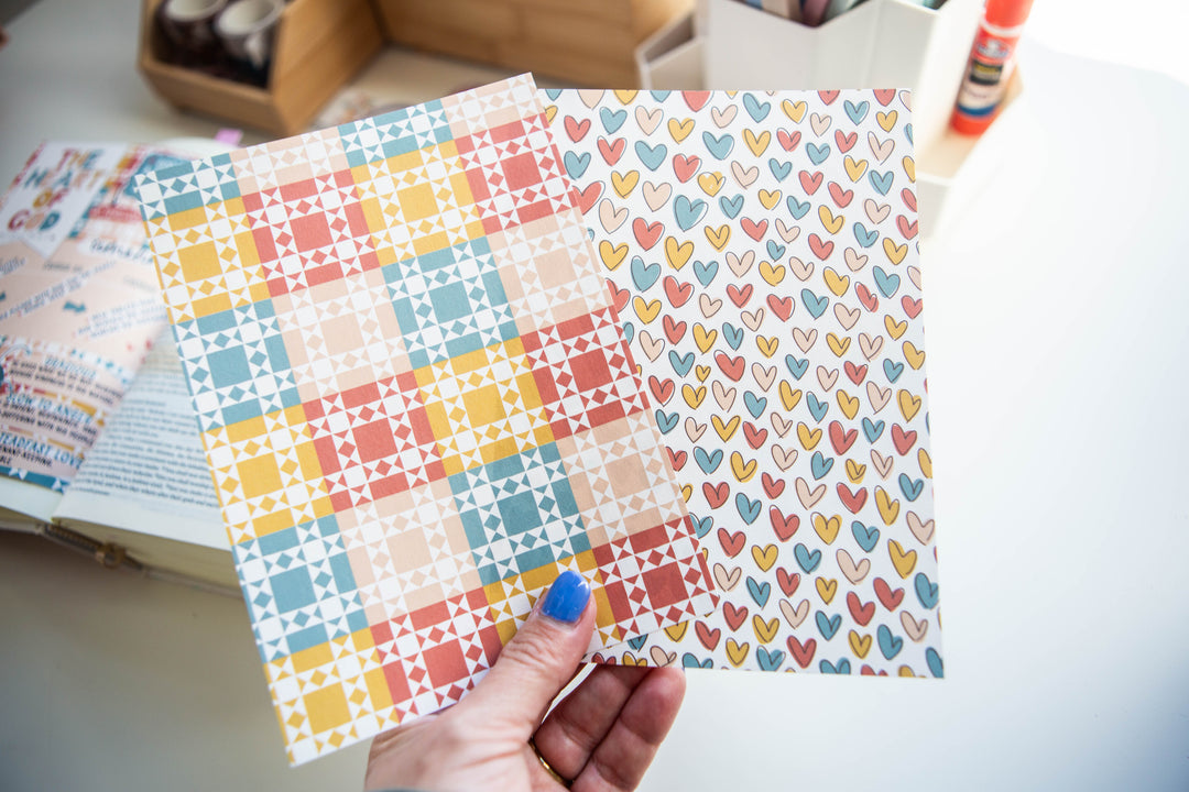 Heart of God Scrapbook Sheet Set - Kingfolk Co