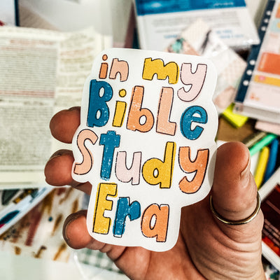 In My Bible Study Era Vinyl Sticker - Kingfolk Co