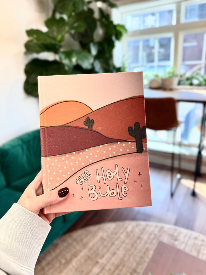 Desert Sunset Cactus ESV Journaling Bible