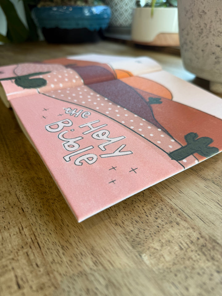 Desert Sunset Cactus ESV Journaling Bible