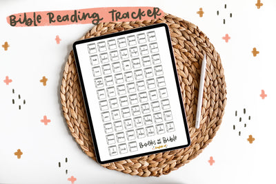 DIGITAL FILE Books of the Bible Tracker + Sticker Sheet Printable Files - Kingfolk Co