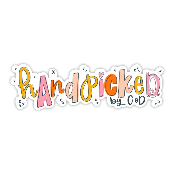 Handpicked by God Vinyl Sticker