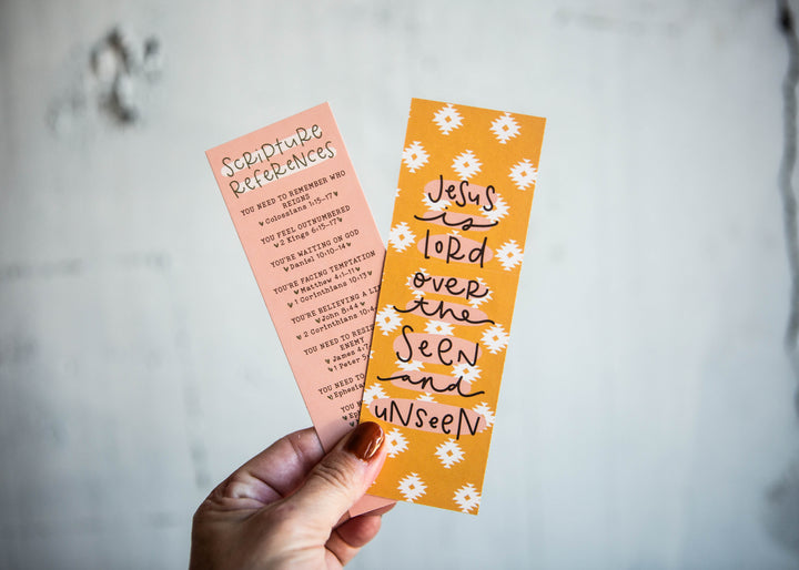 Seen & Unseen Card Stock Bookmark - Kingfolk Co