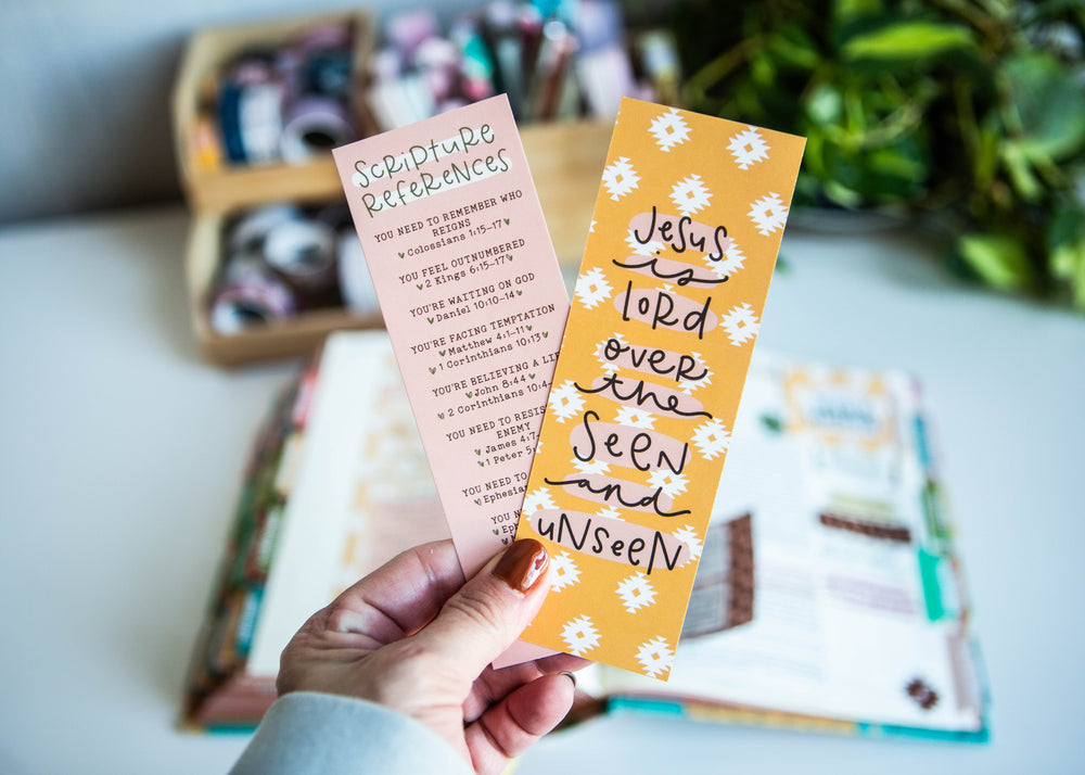 Seen & Unseen Card Stock Bookmark - Kingfolk Co
