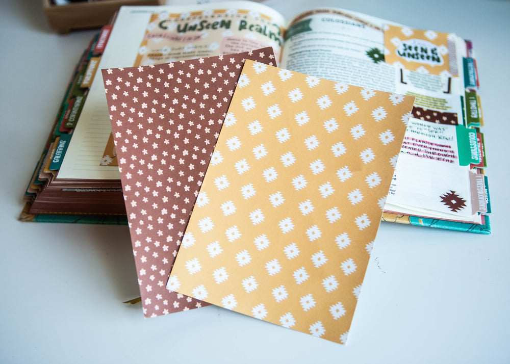 Seen & Unseen Scrapbook Sheet Set - Kingfolk Co