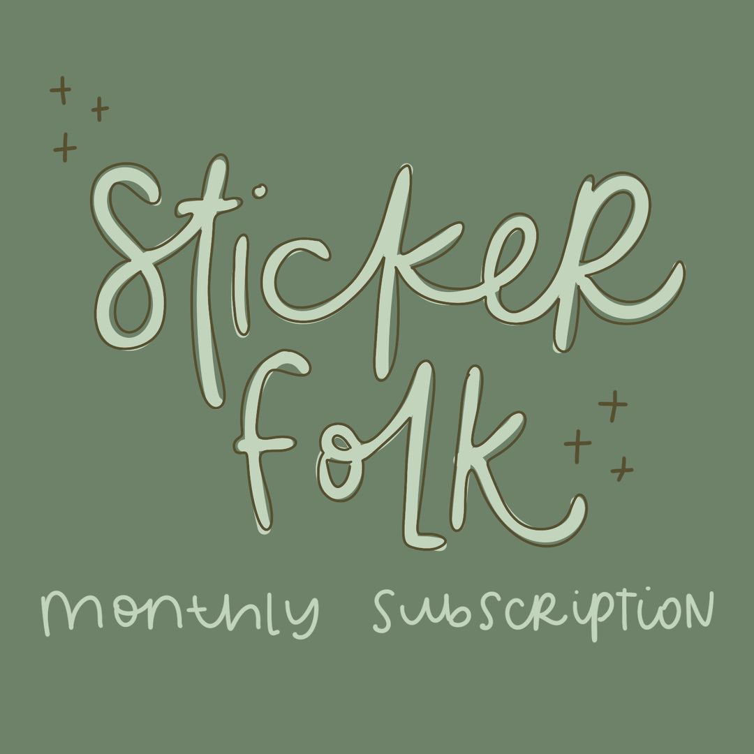 Sticker Folk - Monthly Subscription - Kingfolk Co