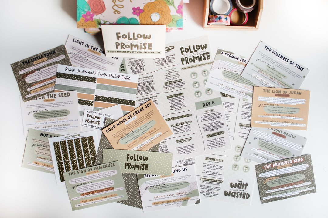 Follow the Promise - 12 Day Advent Study Through Scripture Bundle - Kingfolk Co