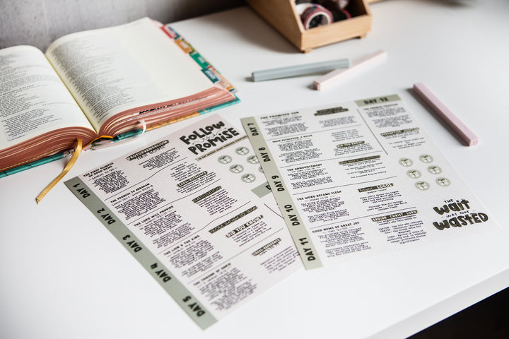 Follow the Promise - 12 Day Advent Study Through Scripture Bundle - Kingfolk Co
