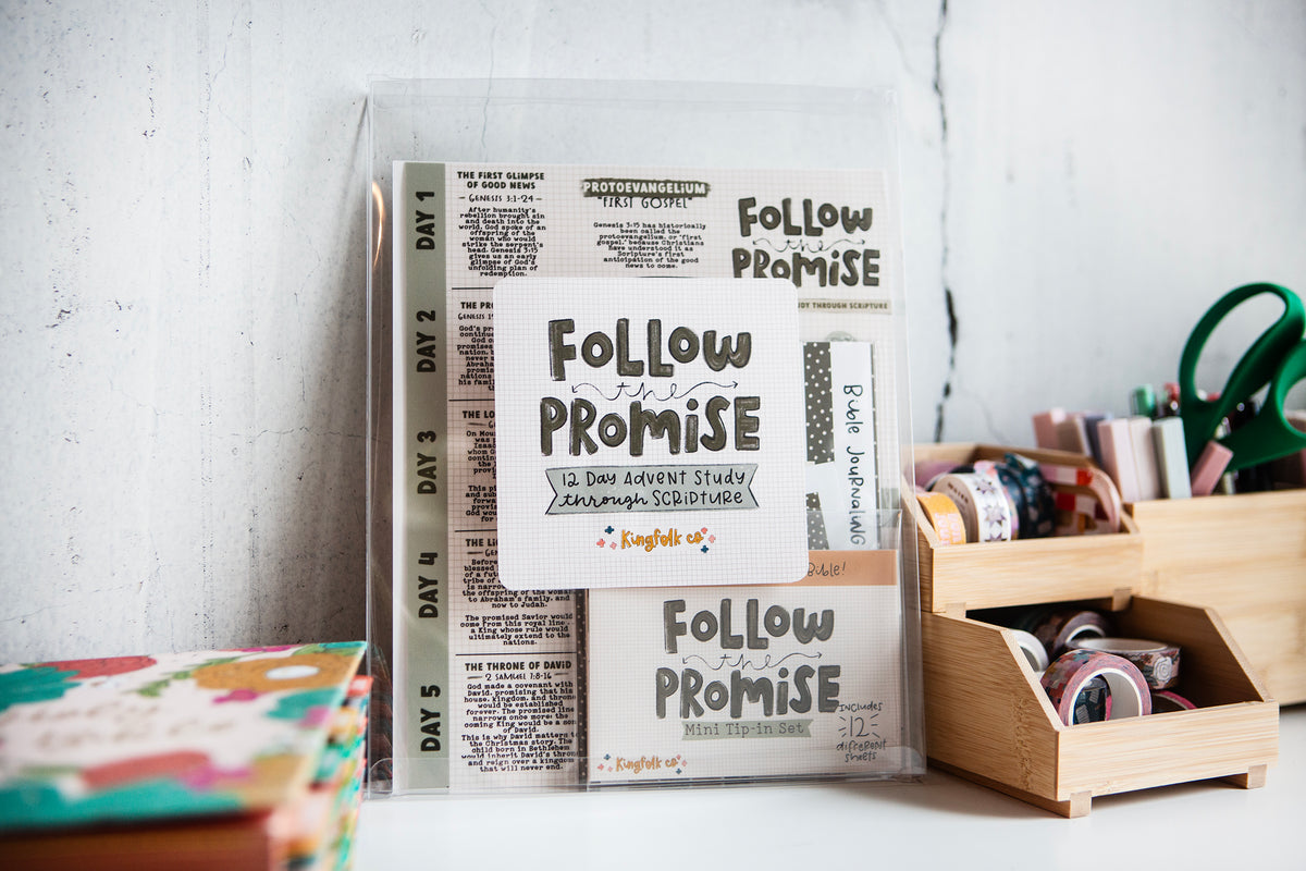 Follow the Promise - 12 Day Advent Study Through Scripture Bundle - Kingfolk Co
