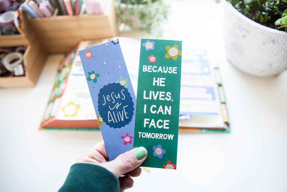 Jesus is Alive bookmark - Kingfolk Co