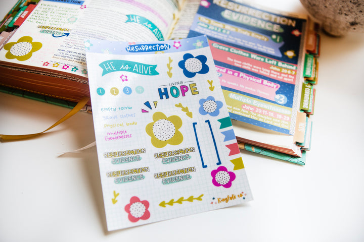 Resurrection ADD-ON Sticker Sheet - Kingfolk Co