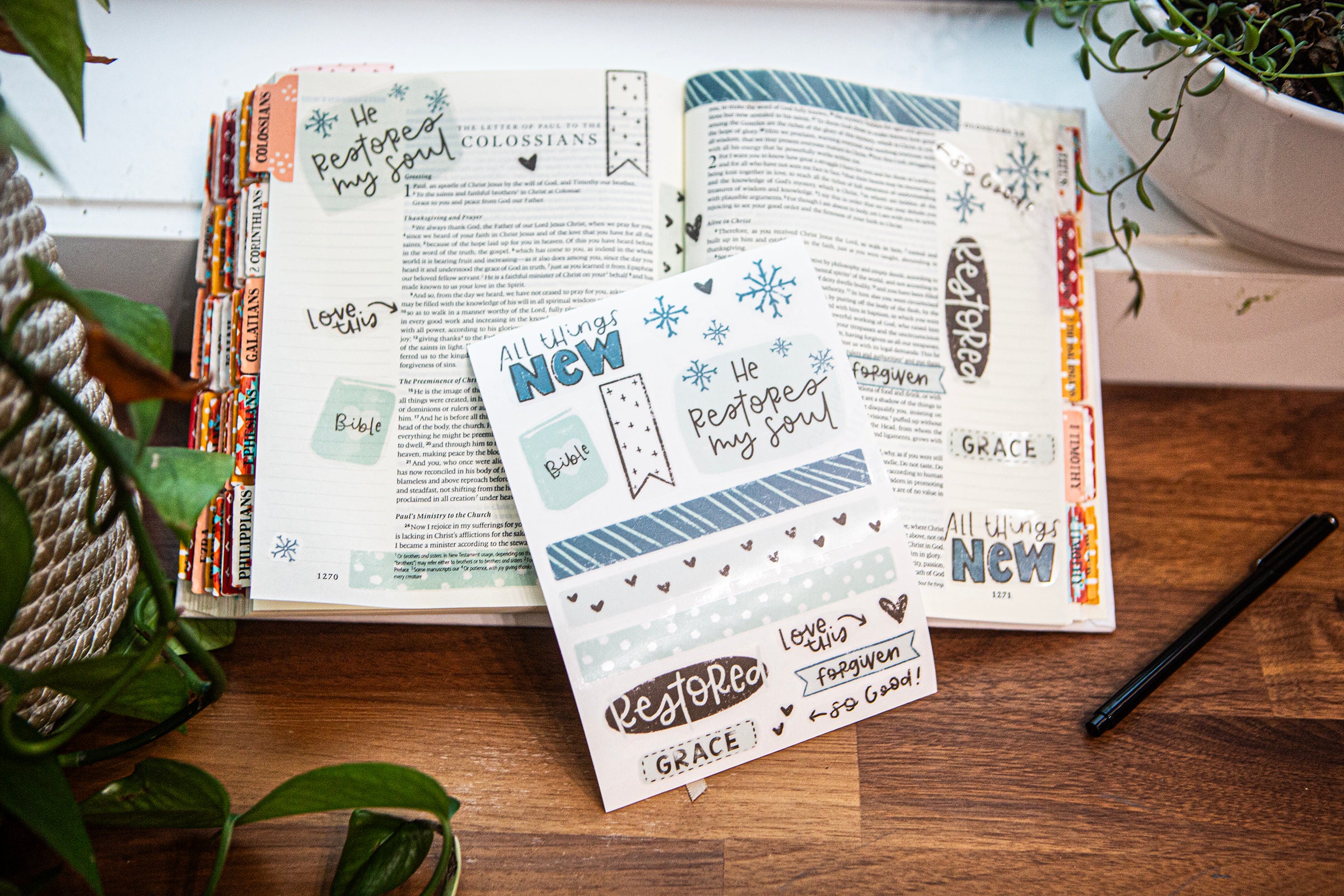 All Things New Sticker Sheet – Kingfolk Co