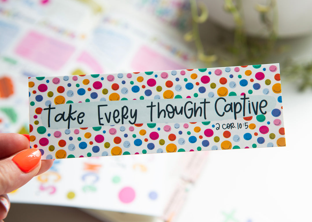 Take Every Thought Captive bookmark - Kingfolk Co
