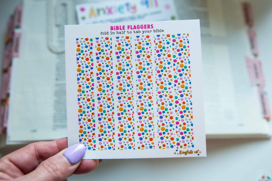 Colorful Smiles Bible Flaggers - Kingfolk Co