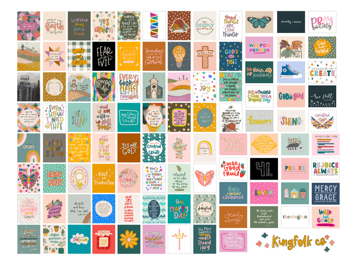 Christian Art Print Decor Bundle DIGITAL FILES - Kingfolk Co