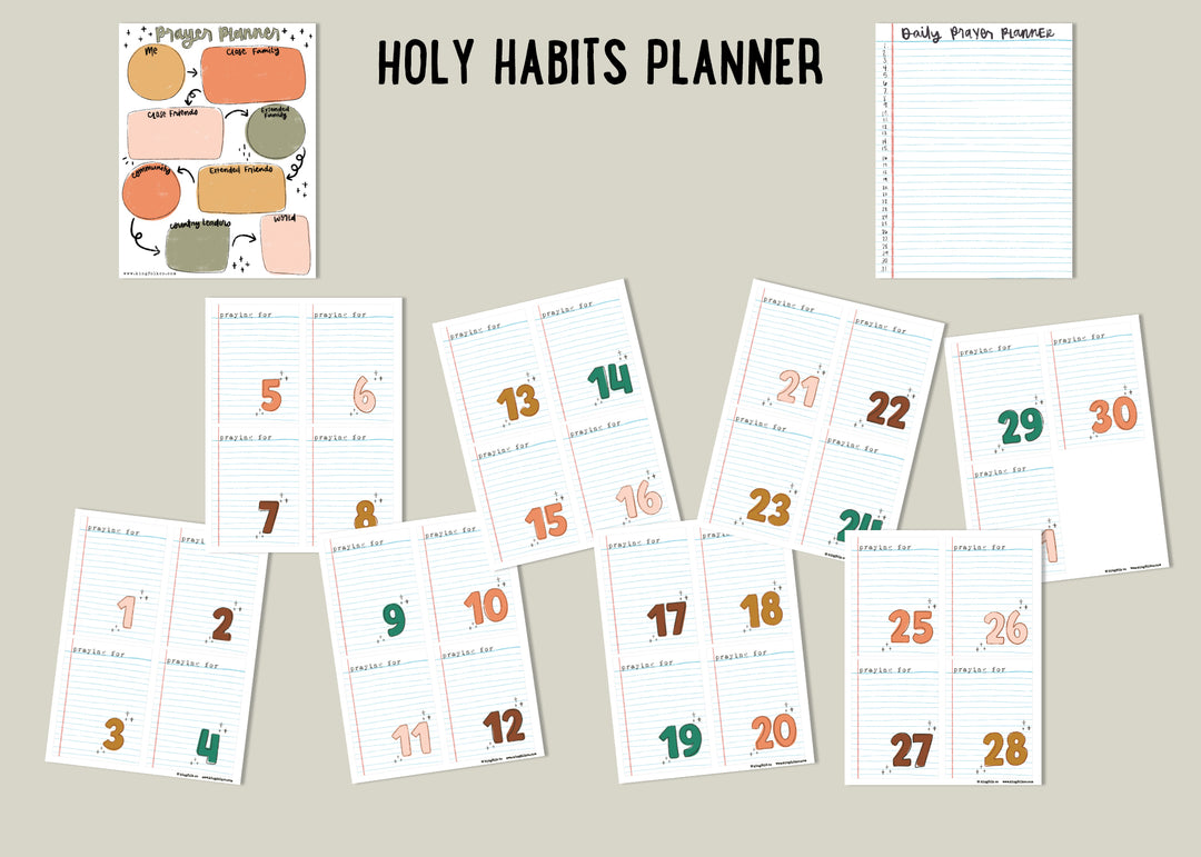 Big Bible Study Bundle - Digital Download - Kingfolk Co