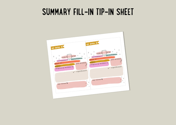 Big Bible Study Bundle - Digital Download - Kingfolk Co