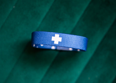 Blue Cross Stretchy Bracelet - Kingfolk Co