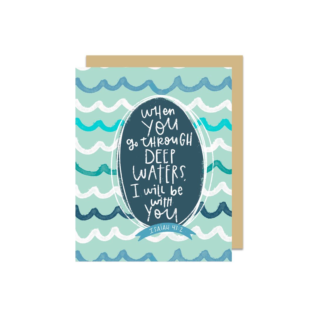 Mighty Waves Deep Waters Greeting Card - Kingfolk Co
