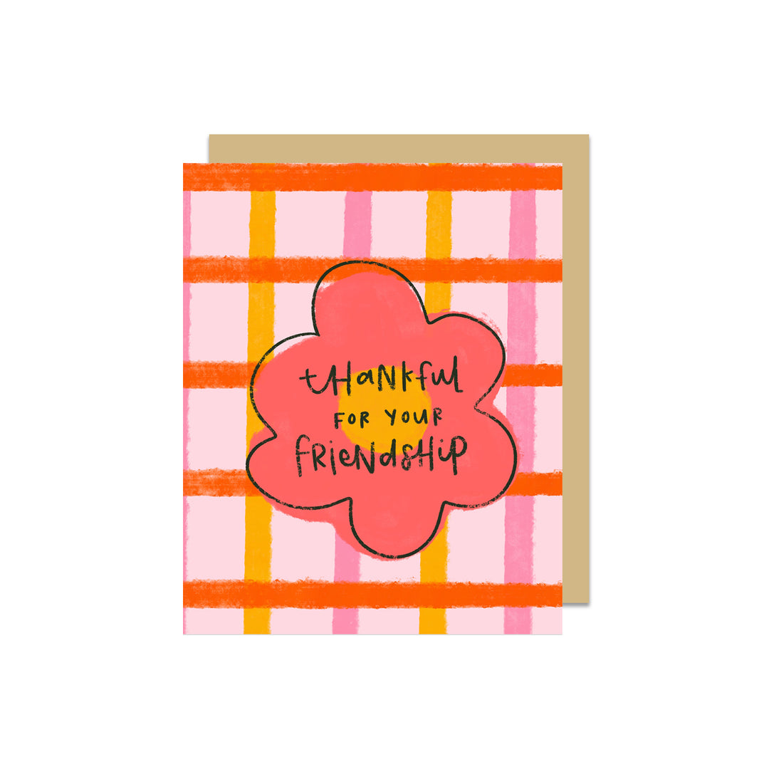 Thankful for your Friendship Greeting Card - Kingfolk Co