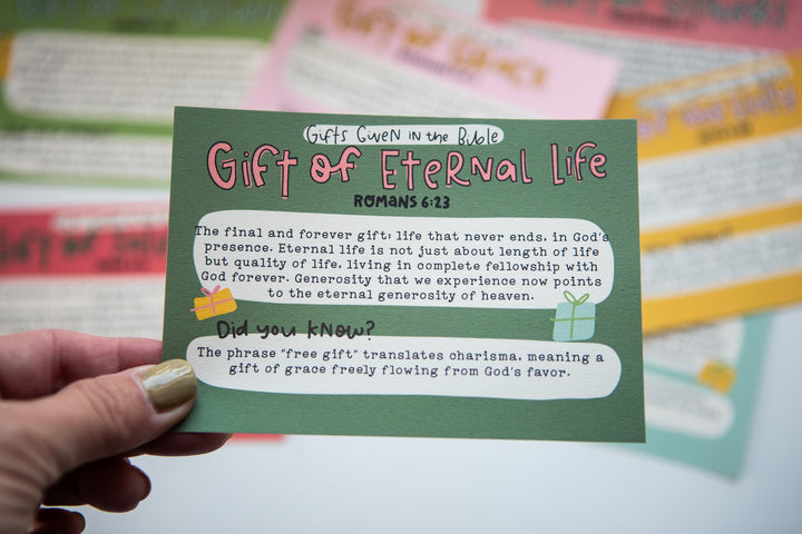 Gifts Given in the Bible Mini Tip-in Sheet Bundle (Set of7)