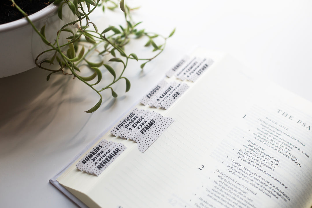 Classic Dot Bible Tabs - Kingfolk Co