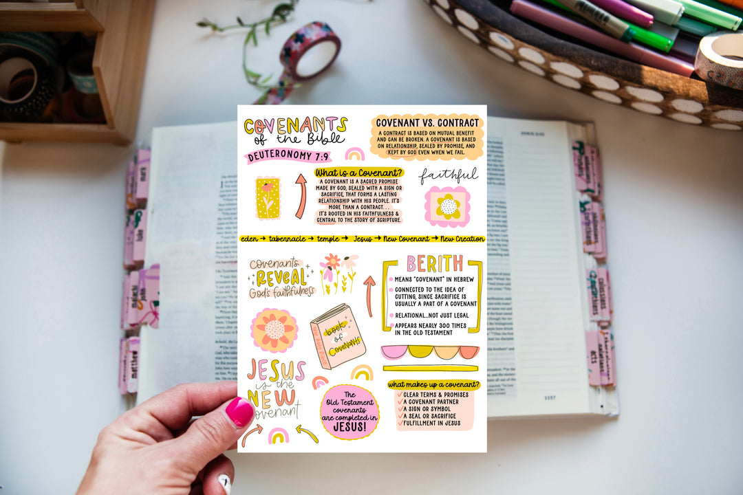 Covenants of the Bible Sticker Sheet - Kingfolk Co