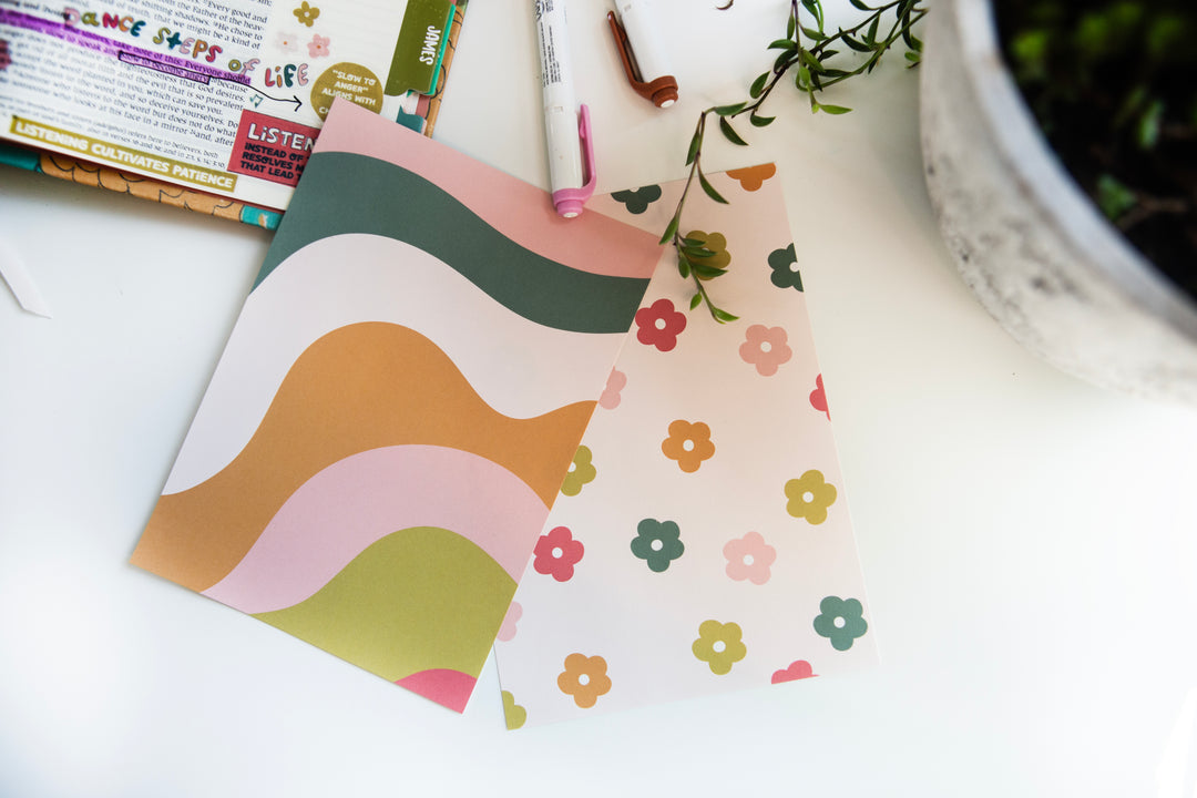 Dance Steps Scrapbook Sheet Set - Kingfolk Co