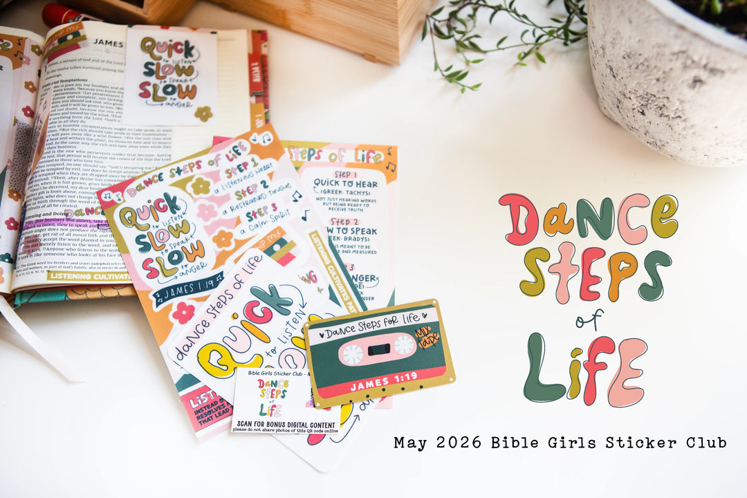 Dance Steps of Life (May 2026) Bible Girls Monthly Subscription - Kingfolk Co