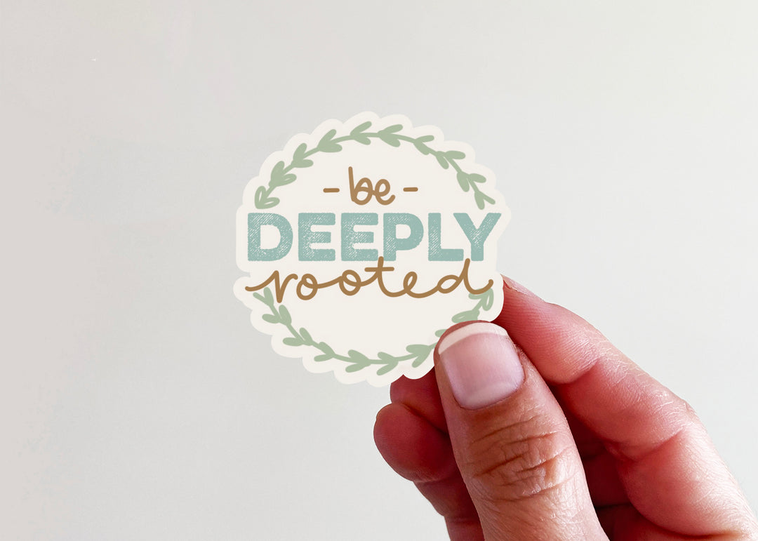 Be Deeply Rooted-Leaf Reef Vinyl Sticker - Kingfolk Co