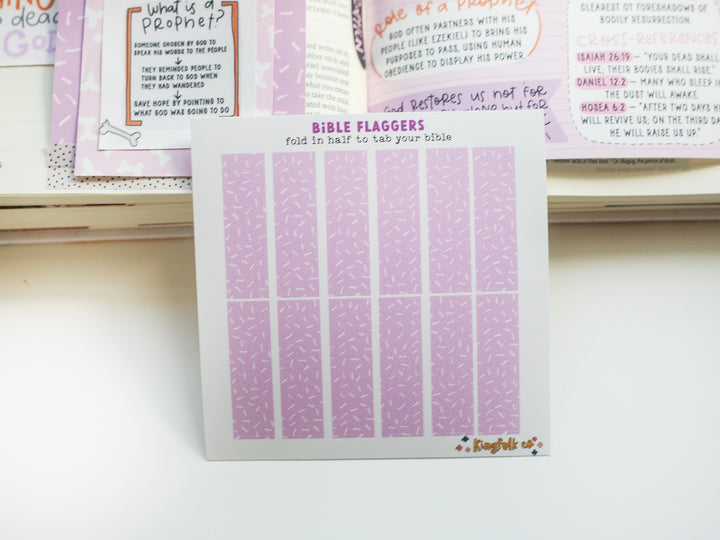 Dry Bones (purple) Bible Flaggers - Kingfolk Co