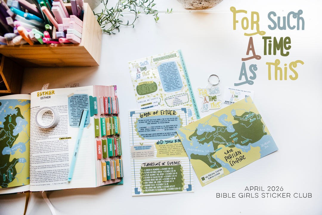 For Such a Time as This (April 2026) Bible Girls Monthly Subscription - Kingfolk Co