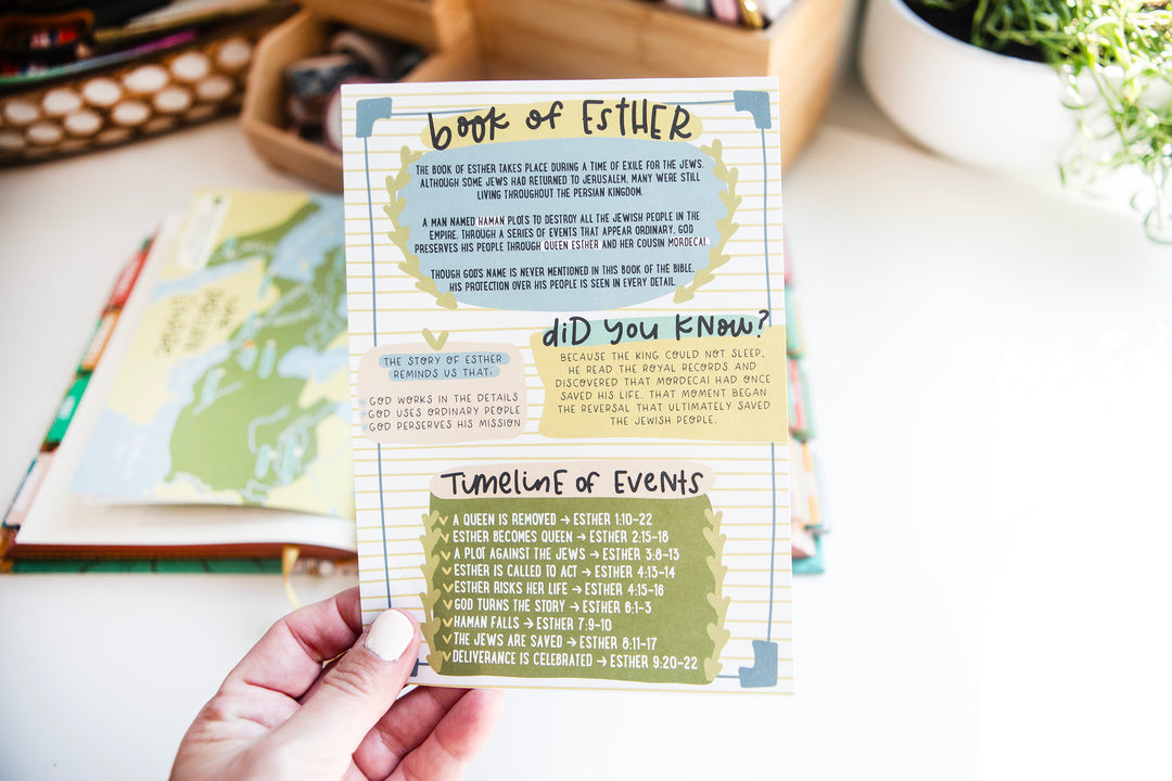 Book of Esther TIP-IN Sheet - Kingfolk Co