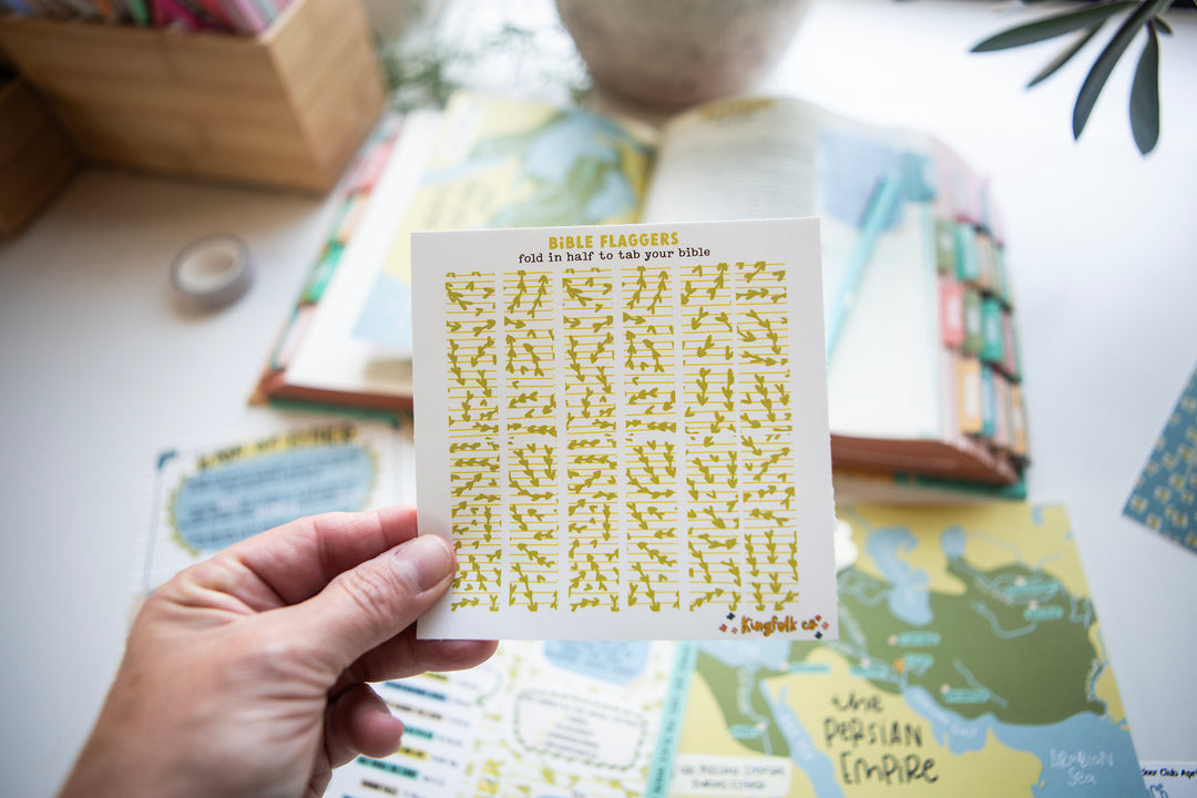 Esther Leafy Bible Flaggers - Kingfolk Co