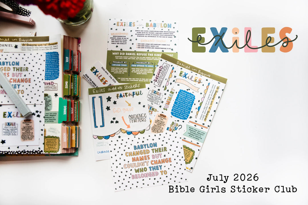 Exiles (July 2026) Bible Girls Monthly Subscription - Kingfolk Co