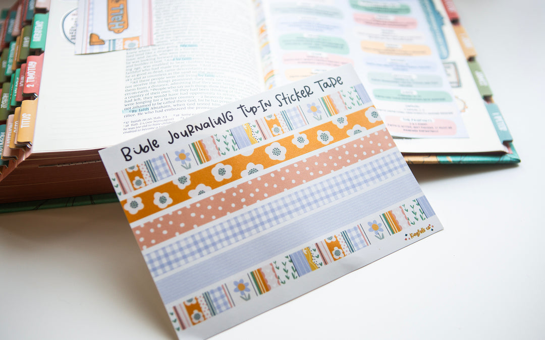 Hall of Faith Tip-in TAPE Sticker Sheet - Kingfolk Co