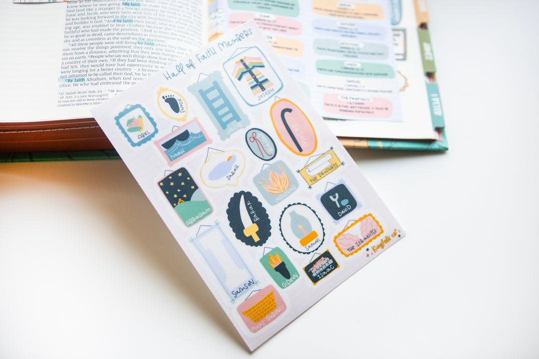 Hall of Faith ADD-ON Sticker Sheet - Kingfolk Co