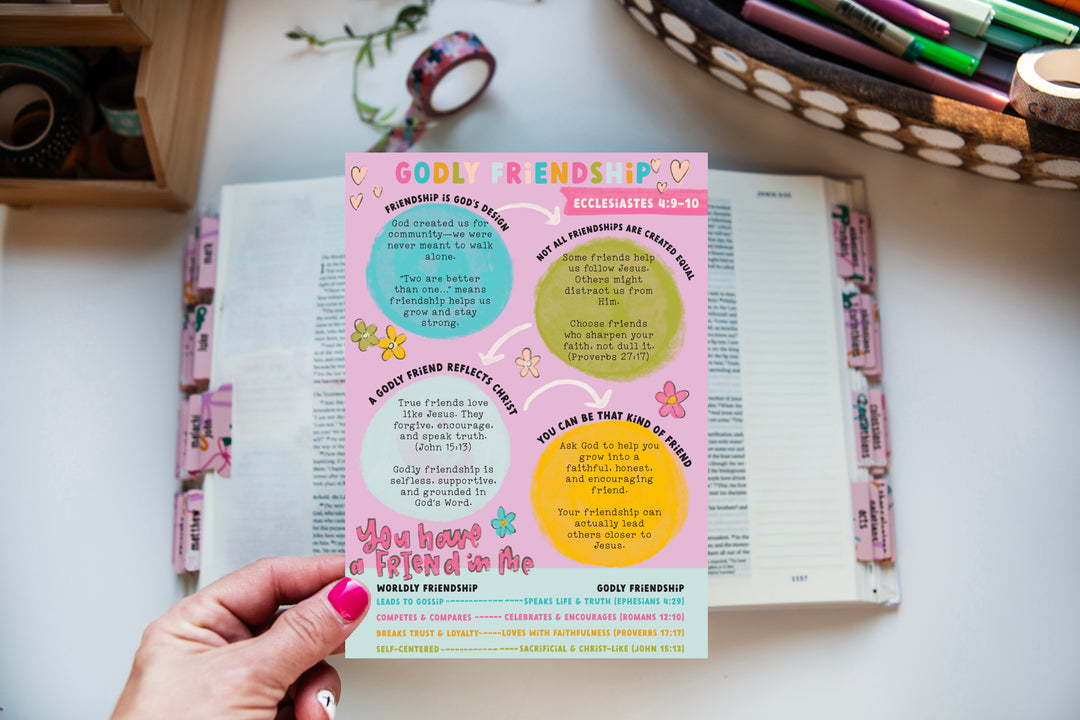 Faithful Friendship Tip-in Sheet - Kingfolk Co