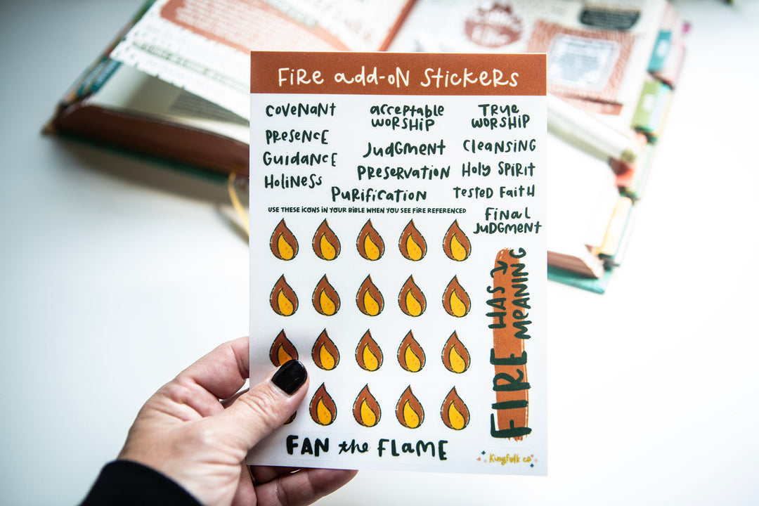 Refined by Fire ADD-ON STICKER Sheet - Kingfolk Co