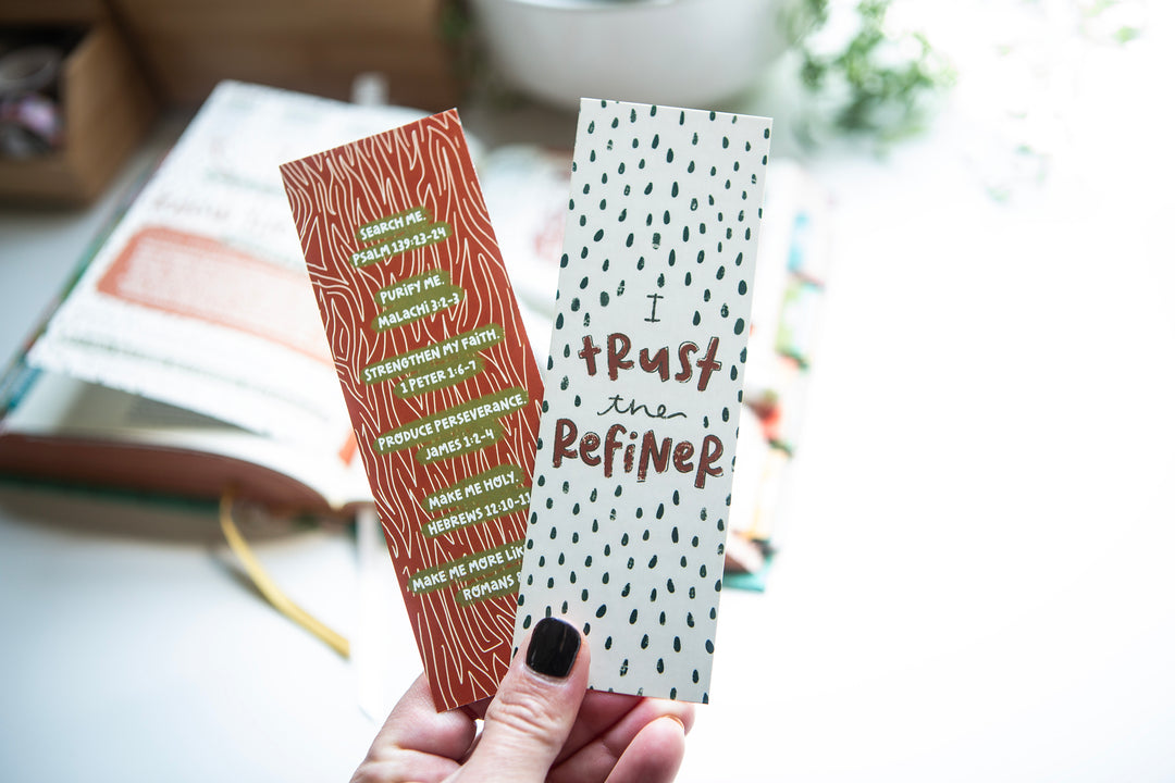 I Trust the Refiner - Refined by Fire Card Stock bookmark - Kingfolk Co