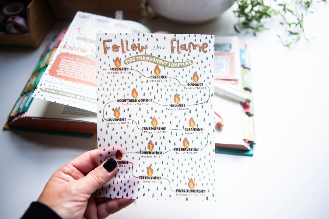 Follow the Flame VELUM tip-in Sheet - Kingfolk Co