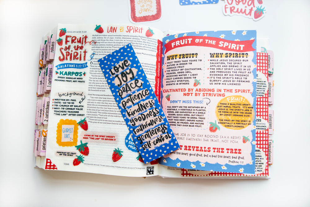 Fruit of the Spirit bookmark - Kingfolk Co