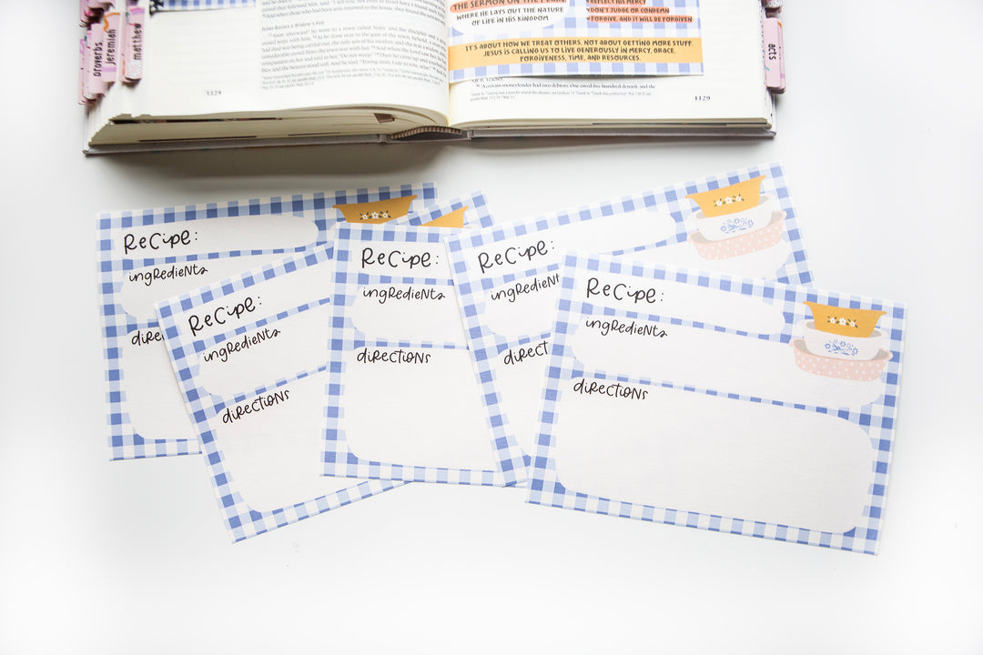 Recipe Cards (Set of 5) - Kingfolk Co