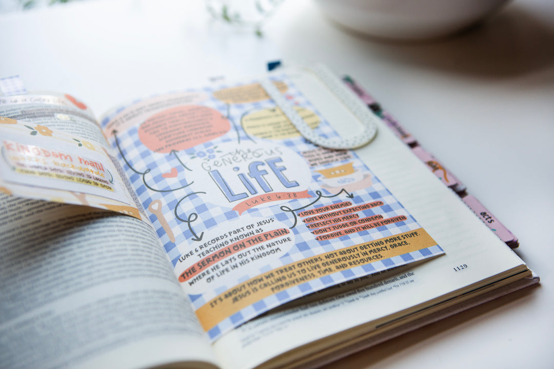 The Generous Life Tip-in Sheet - Kingfolk Co