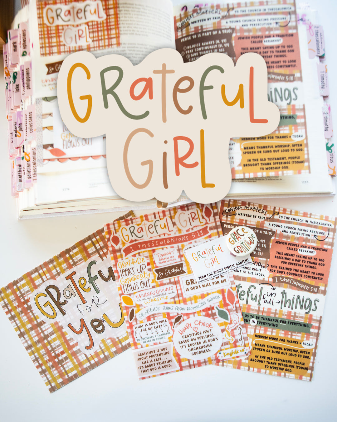 Grateful Girl (November 2025) Bible Girls Monthly Subscription - Kingfolk Co